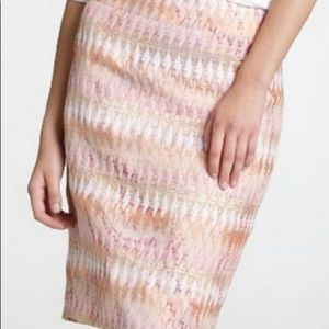 J. Crew Collection Turkish Delight Pencil Skirt